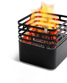 HÖFATS Grilovacie prenosné ohnisko HÖFATS Cube black