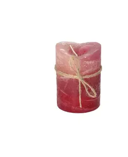 Dekoria Sviečka Dorotea 10cm raspberry, 7 x 10 cm