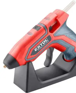 EXTOL PREMIUM Lepiaca tavná akumulátorová pištoľ, 3,7 V / 1,5 Ah, tyčinka 7,2 mm