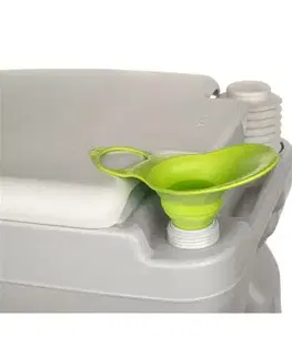 Happy Green Prenosná toaleta 20 l, sivá