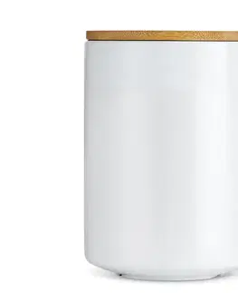 Dóza na kávu, keramika, 500 g, biela