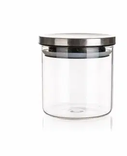 Dóza sklenená FREIA 650 ml, s viečkom, 0,65 l