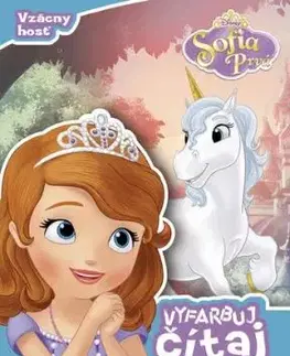 Sofia prvá - Vyfarbuj, čítaj, nalepuj