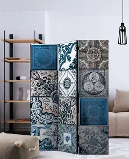 Paraván Blue Arabesque Dekorhome