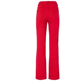 Bengalínové nohavice Bootcut, červené