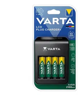 Varta LCD Plug Charger + 4x AA 2100mAh 57687101441