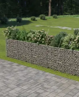 Gabiónový vyvýšený záhon pozinkovaná oceľ Dekorhome