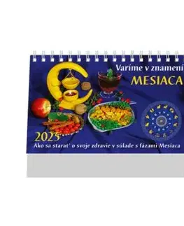 Stolový kalendár Varíme v znamení mesiaca 2025