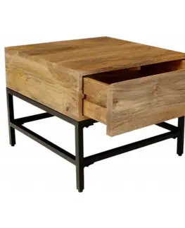Odkladací stolík Gita 50x40x50 indický masív mango
