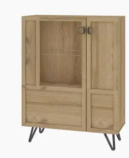 Obývacia zostava z masívu BIMBO 1, dub divoký / artisan olej
