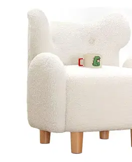 Detské kreslo TOBI biele 209FLF1430