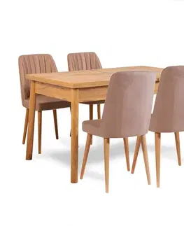 Set stola a stoličiek (5 kusov) Costa Atlantice-Stone