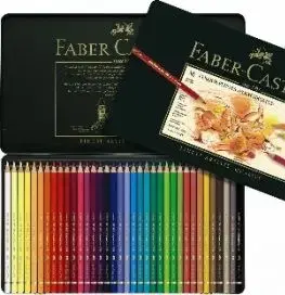 Pastelky Faber-Castell Polychromos plechová krabička 36 ks