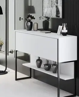 Komoda Luxe - Black, White