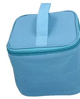 KONDELA Henra Typ 3 pikniková termotaška s chladiacimi kazetami modrá