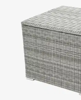 DEOKORK Box na podušky SEVILLA 82 x 82 cm (sivá)