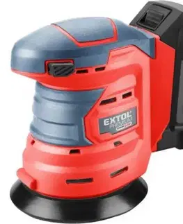 EXTOL PREMIUM Brúska excentrická, Share20V, 1x akumulátor 2Ah Li-ion, 125mm