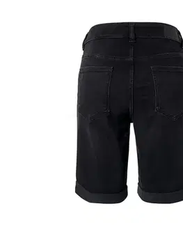 Džínsové bermudy – strih »Lea«, čierny denim