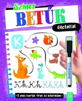 Színes betűk filctollal - Írok és letörlöm - 5 éves kortól - Agata Kaczynska