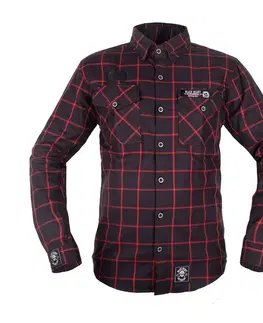 W-TEC Black Heart Respector čierna s červeným pruhom - 5XL