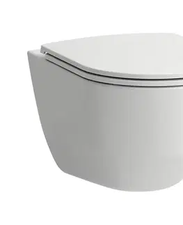 LAUFEN H8669570000001 - Závesné WC PRO keramika/biela +WC sedátko SoftClose PRO biela H8669570000001