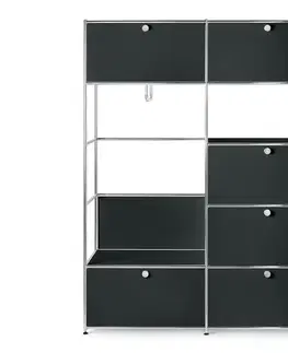 Kovový skriňový systém »CN3«, čierny