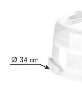 Tescoma podnos na muffiny s poklopom DELÍCIA ø 34 cm