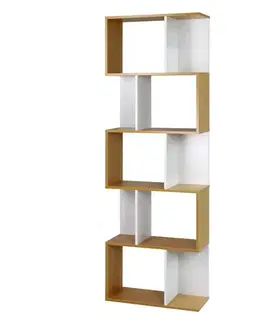 KONDELA Erdem Typ 3 New regál borovica / biela