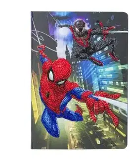 Zápisník Spider-Man Marvel vykladanie z diamantov