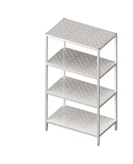 STALGAST Regál montovateľný – perforované police 600x400mm