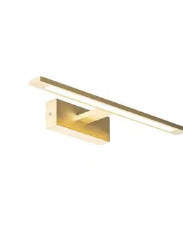 Nástenná lampa mosadz 41,5 cm vrátane LED IP44 - Jerre