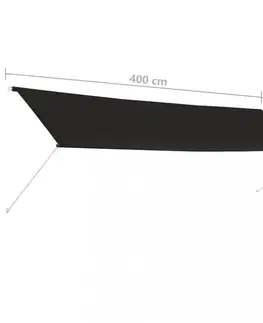 Zaťahovacia markíza 400x150 cm Dekorhome