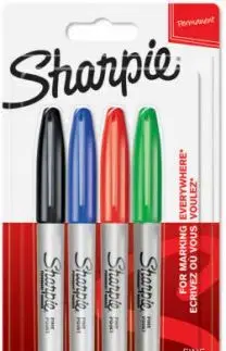 Permanentný popisovač SHARPIE Fine základné farby 4 ks