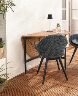 Škrupinová stolička s polyratanovým výpletom