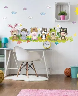 Nálepka na stenu - Kamaráti na lúke