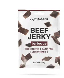 GymBeam Sušené mäso Beef Jerky barbecue