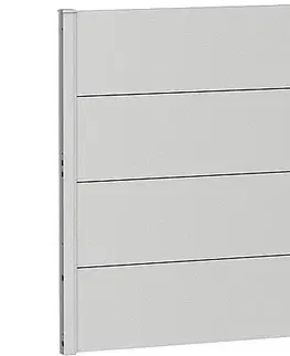 Biohort Zástena na ochranu súkromia BIOHORT - výška 91 cm (strieborná metalíza) 96 × 91 × 4,4 cm