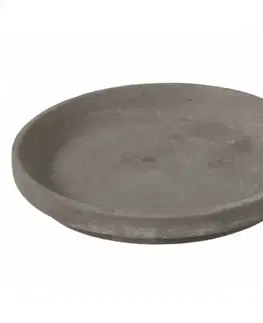 Podmiska pod kvetináč Klasik Basalt keramická 11 cm