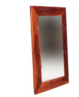 Zrkadlo Mira 60x90 indický masív palisander