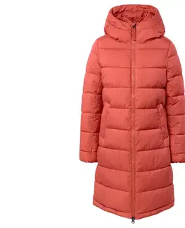 Prešívaný kabát, oranžový