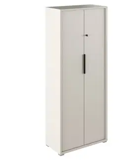 KONDELA Rioma New Typ 31 dvojdverová šatníková skriňa kašmír