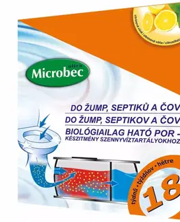 BROS Microbec Aktivátor septikov, žúmp  a ČOV 18x25 g