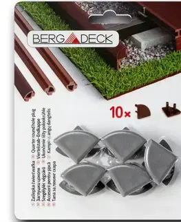 Záslepka štvrťvalčeka Bergdeck antracit