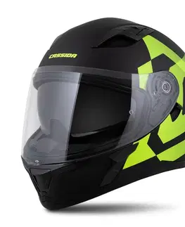 Cassida Orbit Grind čierna matná/žltá fluo XL (61-62)