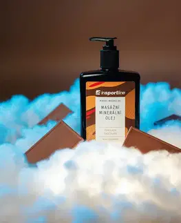 inSPORTline Masážny minerálny olej čokoláda 500 ml