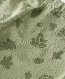 Detské legínsy, 5 ks, listy