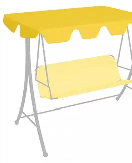 Strieška na záhradnú hojdačku 150/130x70/105 cm Dekorhome