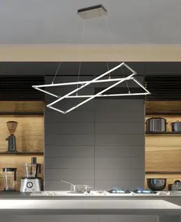 Apeti Kseros LED chrómová závesná stropná lampa 4000K