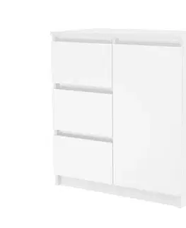Komoda MALLORCA 1D3S, biela