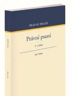 Právní psaní, 2. vydání - Jan Vučka